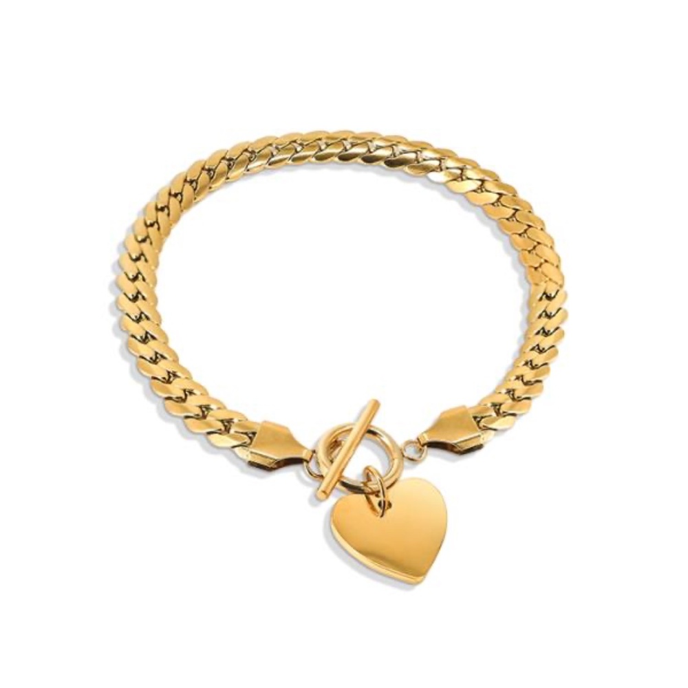 Secret  Box  New  York  Heart Toggle Bracelet (J)